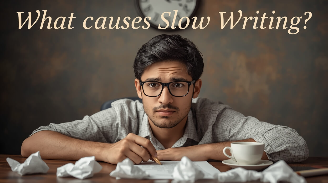 書くのが遅くなる原因は？