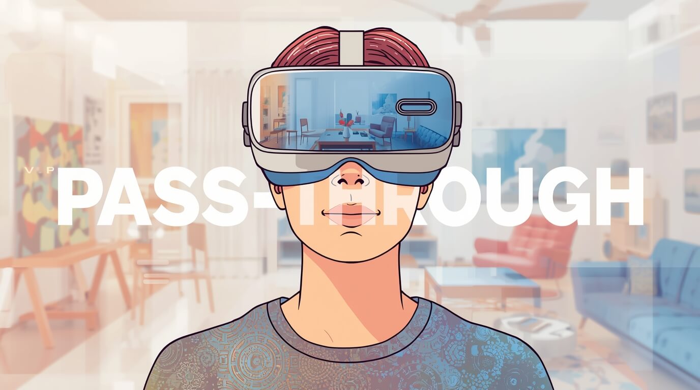 VRゴーグルのパススルーとは？初心者向けに解説。