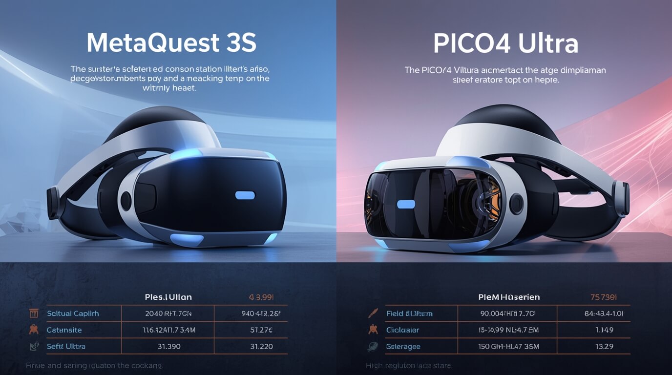 メタクエスト3SとPICO4 Ultra徹底比較！初心者向け解説